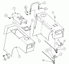 Snapper ZF2500KH (84409) - 25 HP Zero-Turn Mower, Out Front, Z-Rider Series 0 Ersatzteile Fender/Control Cable Assembly