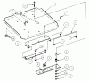 Snapper ZF2500KH (84409) - 25 HP Zero-Turn Mower, Out Front, Z-Rider Series 0 Ersatzteile Seat Support Assembly