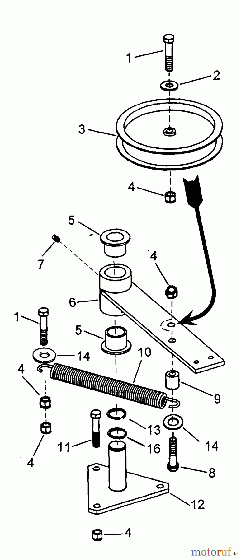Snapper Nullwendekreismäher, Zero-Turn ZF2500K (82517) - Snapper 25 HP Zero-Turn Mower, Out Front, Z-Rider Series 0 Spring Loaded Idler Assemblies