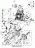 Snapper ZF2500KH (84409) - 25 HP Zero-Turn Mower, Out Front, Z-Rider Series 0 Ersatzteile Tandem Hydro Transaxle Assembly