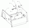 Snapper ZF2500KH (84409) - 25 HP Zero-Turn Mower, Out Front, Z-Rider Series 0 Ersatzteile Upper Chassis And Seat Latch Assembly