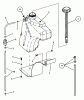 Snapper ZF2501KH (84574) - 25 HP Zero-Turn Mower, Out Front, Z-Rider Series 1 Ersatzteile Fuel Tank Assembly