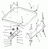 Snapper ZF2501KH (84574) - 25 HP Zero-Turn Mower, Out Front, Z-Rider Series 1 Ersatzteile Seat Support Assembly