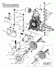 Snapper ZM2200K (82473) - 22 HP Zero-Turn Mower, Kohler, Mid Mount, Z-Rider Series 0 Ersatzteile Tandem Hydro Transaxle Assembly
