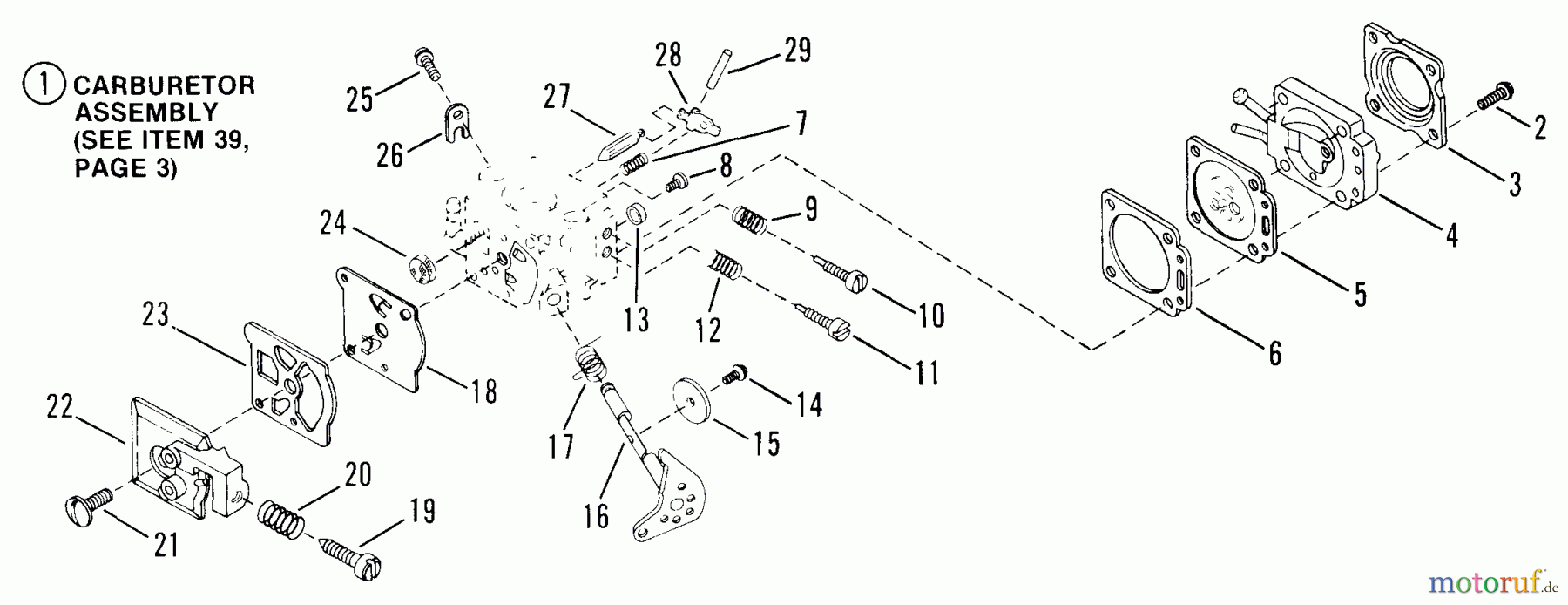 Snapper Sonstiges 250 BV - Snapper Back-Pack Blower 250BV Carburetor Assmy