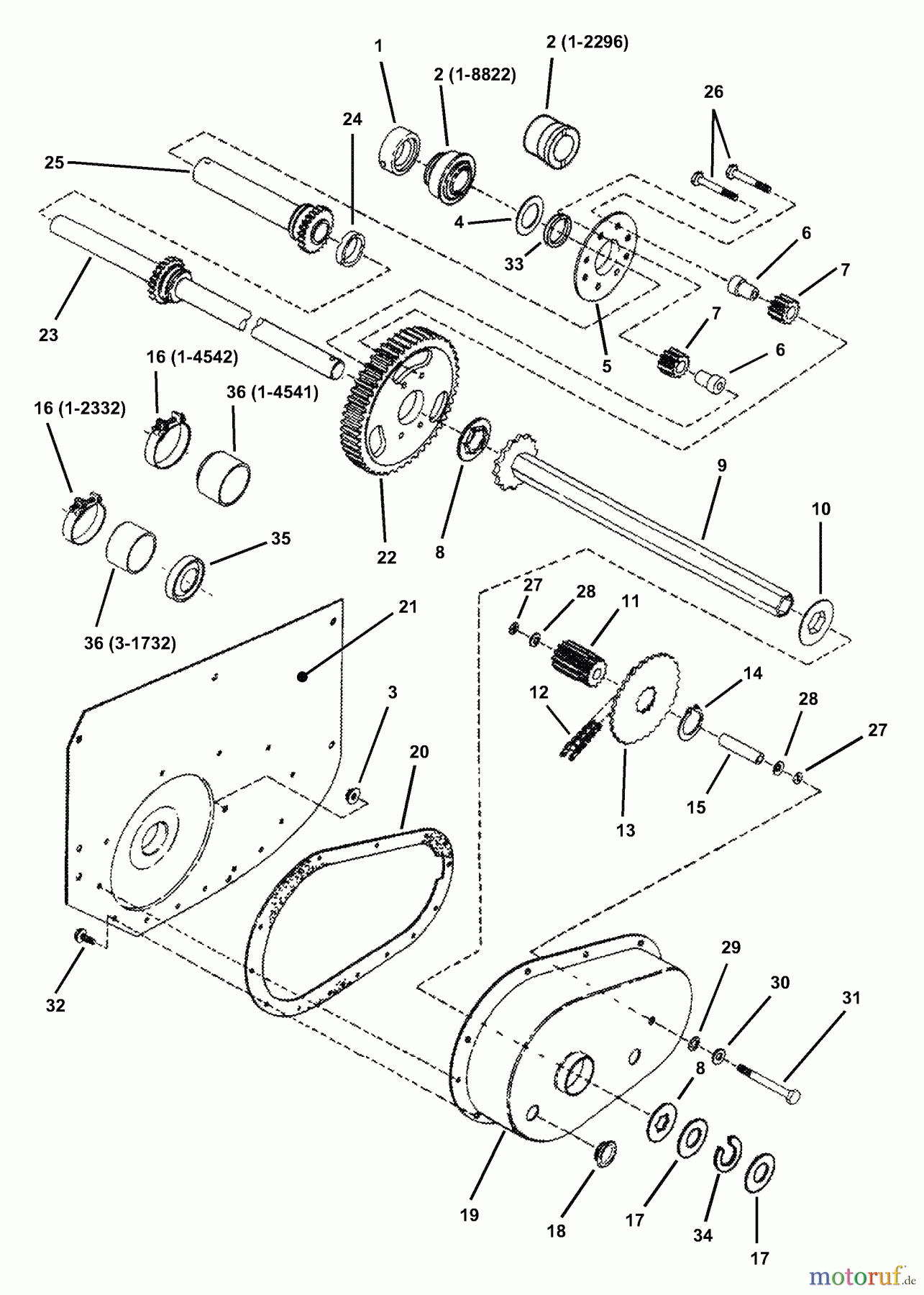  Snapper Sonstiges 7060411 - Snapper Right Hand Fender Differential kit Differential Kit