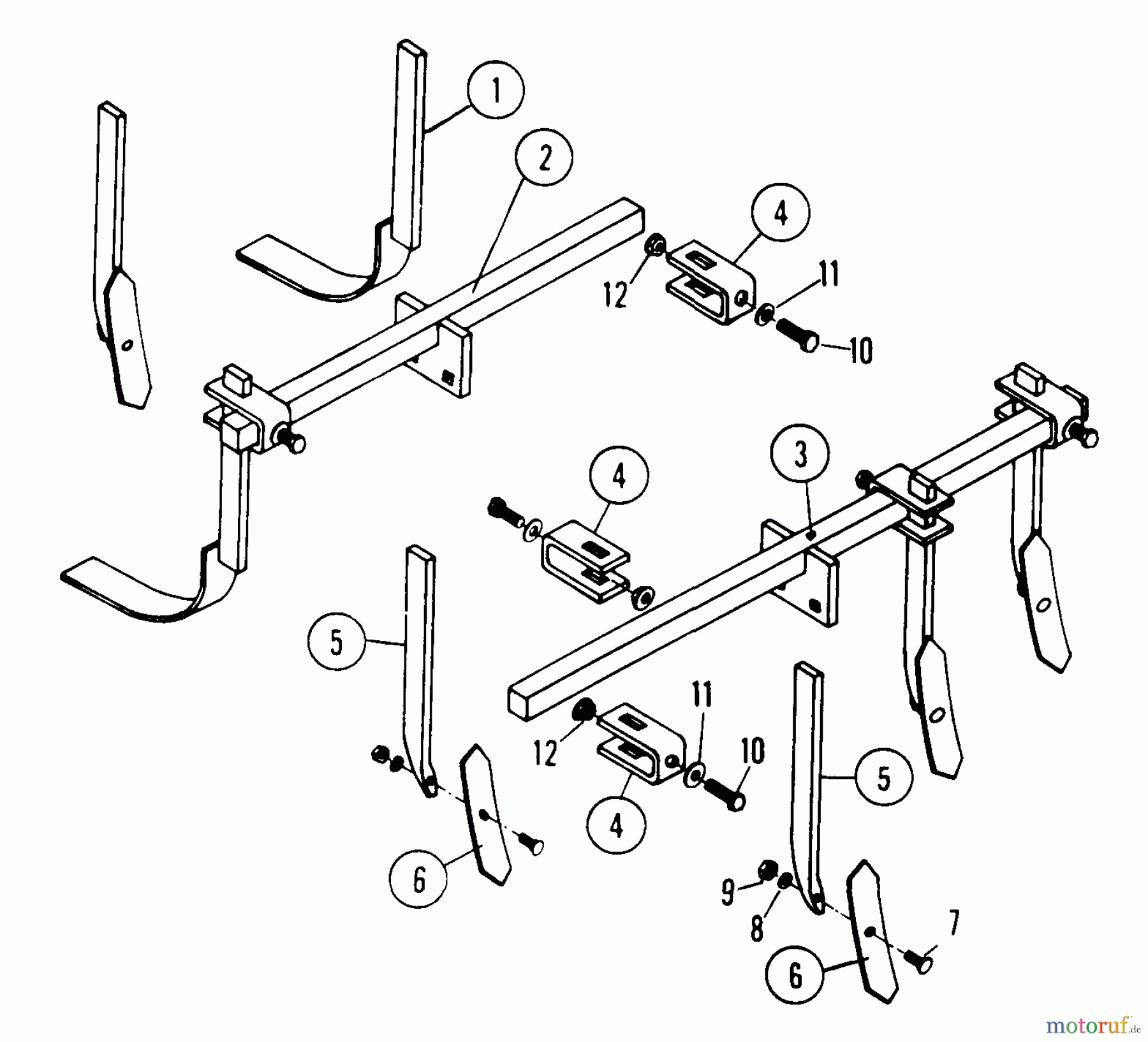 Snapper Sonstiges 7060431 - Snapper Garden Tools Kit Cultivator Parts