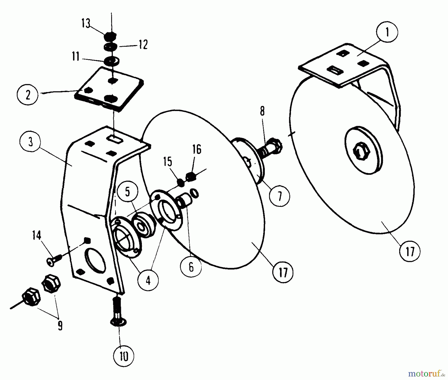 Snapper Sonstiges 7060432 - Snapper Disc Hiller Kit Disc Hiller