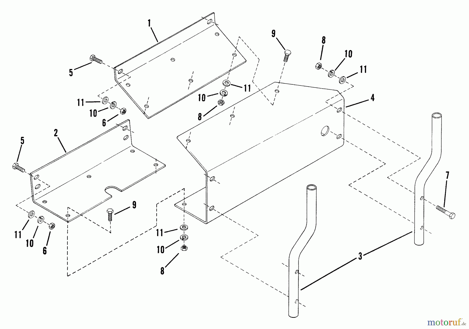 Snapper Sonstiges 7060875 - Snapper Adapter, Rear Mount Catcher Catcher Adapter