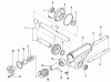 Snapper 7080560 - 38" Snowthrower (1 Piece. Frame LT) Ersatzteile Gearbox, Shafts