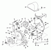 Snapper 7082597 - 36" Snowthrower For Large Frame Tractors Ersatzteile Accessory, Snow Thrower - Blower & Discharge (Rear View)