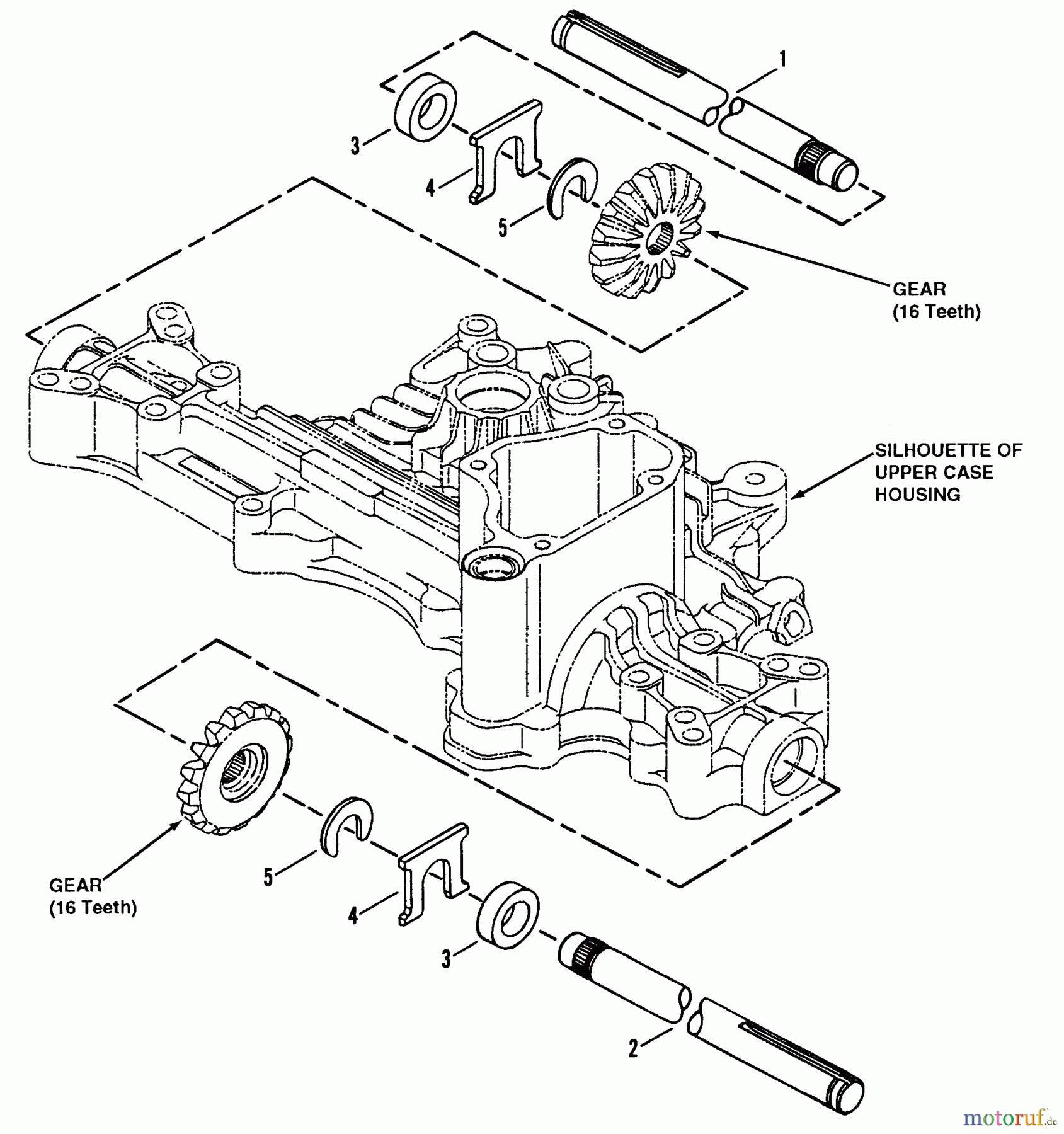  Snapper Sonstiges K50 - Snapper Tuff Torq Hydrostatic Transaxle Axle Shaft Assembly