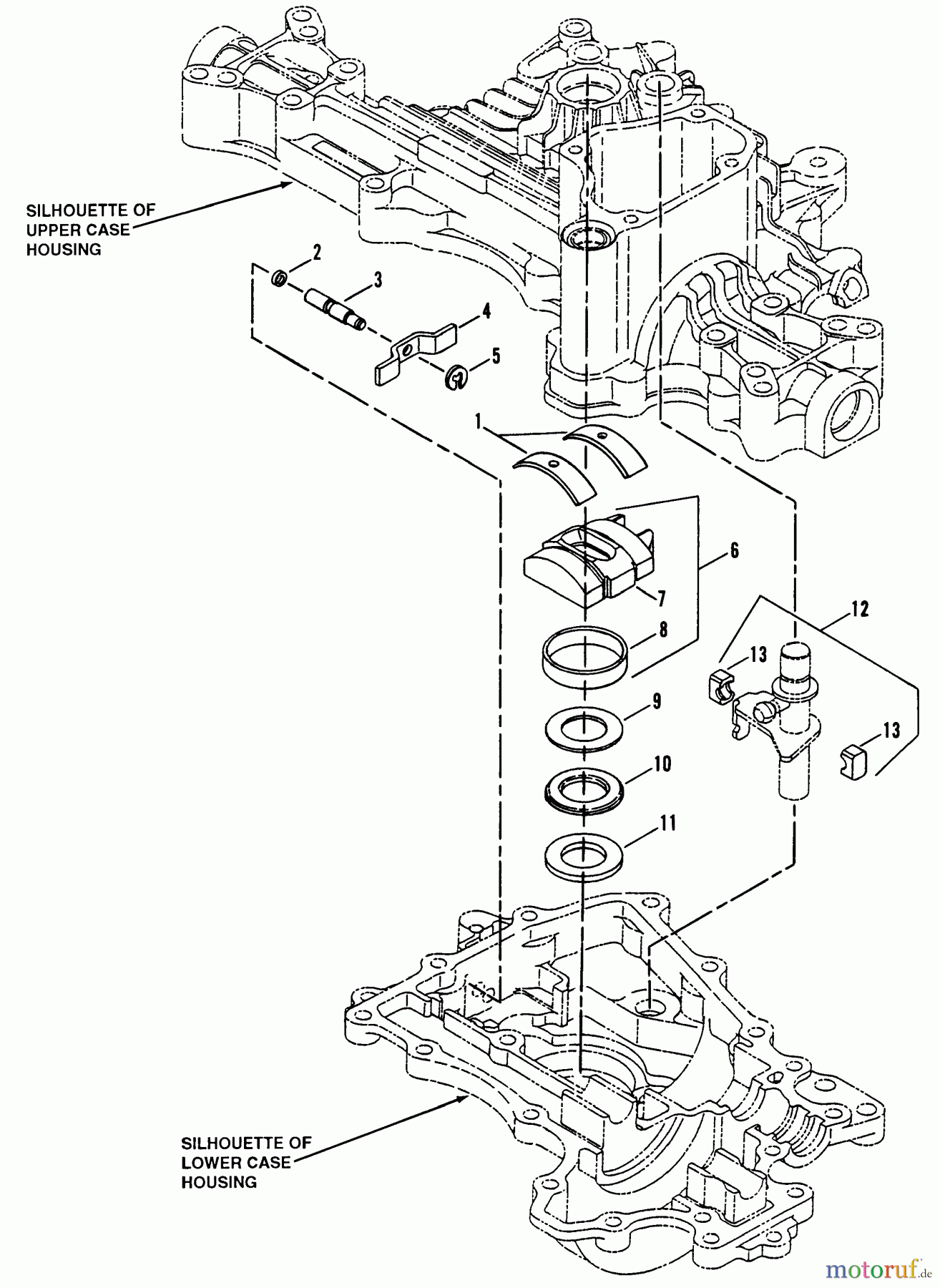  Snapper Sonstiges K55 - Snapper Tuff Torq Hydrostatic Transaxle Range Shift Assembly