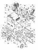 Snapper PP5001 - 17" Power Plug, 5 HP Ersatzteile Main Deck Assembly