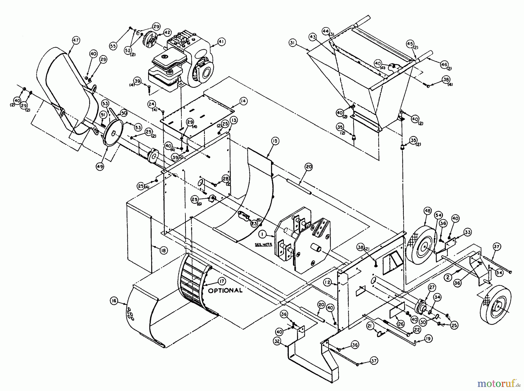  Snapper Sonstiges SG5000 - Snapper Chipper/Shredder/Grinder, 5 HP General Assembly