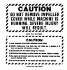 Snapper SLB552PN (80518) - 5 HP Leaf Blower Series 2 Ersatzteile Caution Decals