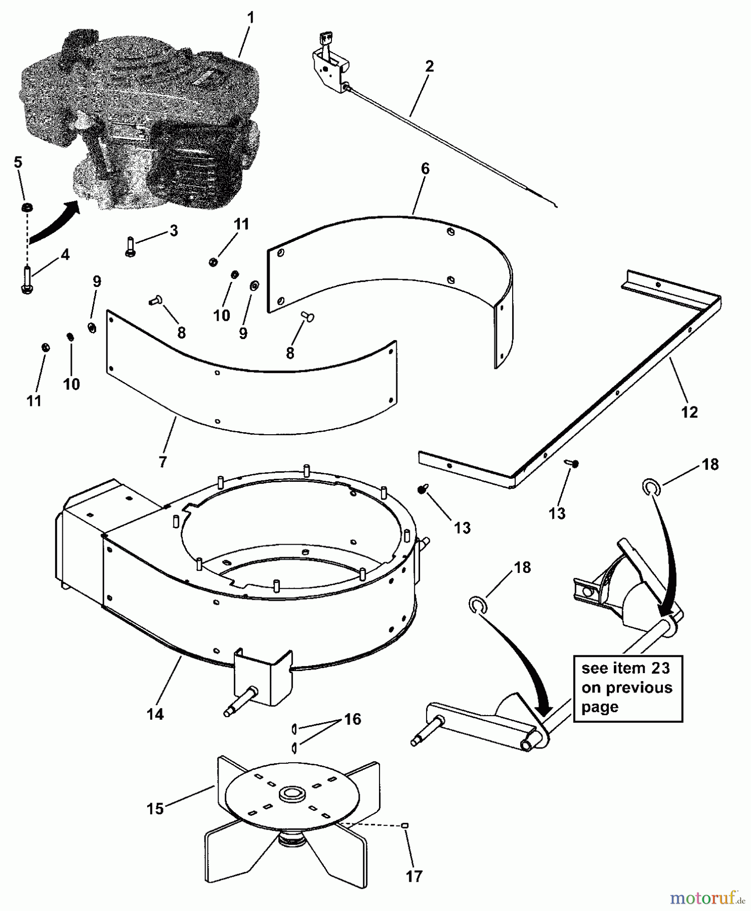  Snapper Sonstiges SV25550HV (7085639) - Snapper 5.5 HP Push Vacuum Commercial Series 0 COMMERCIAL COMPONENTS