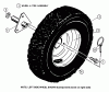 Snapper 5230 - 23" Snowthrower, 5 HP, Two Stage, Large Frame, Series 0 Ersatzteile Wheels, Hub