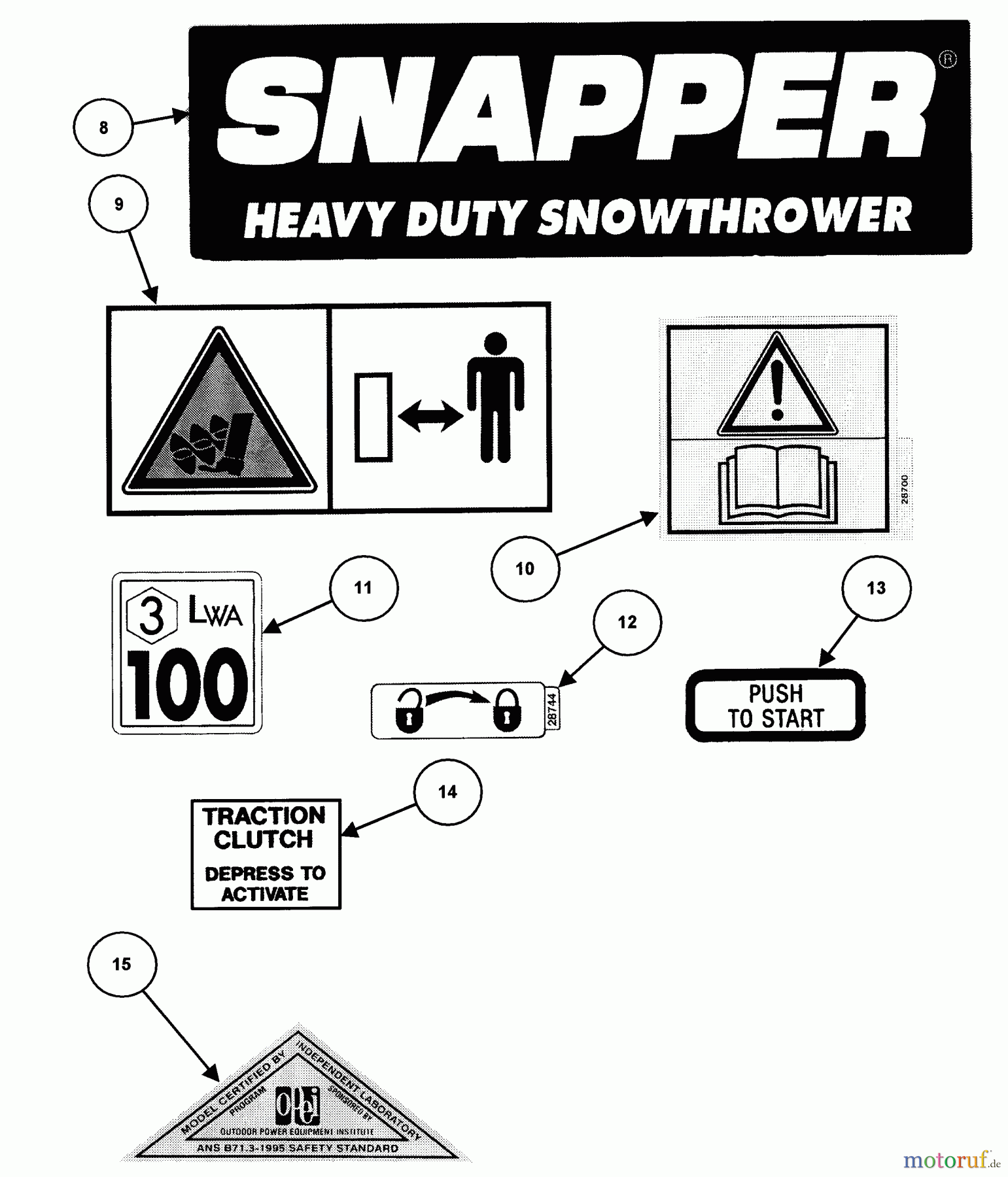 Snapper Schneefräsen N10305E - Snapper 30