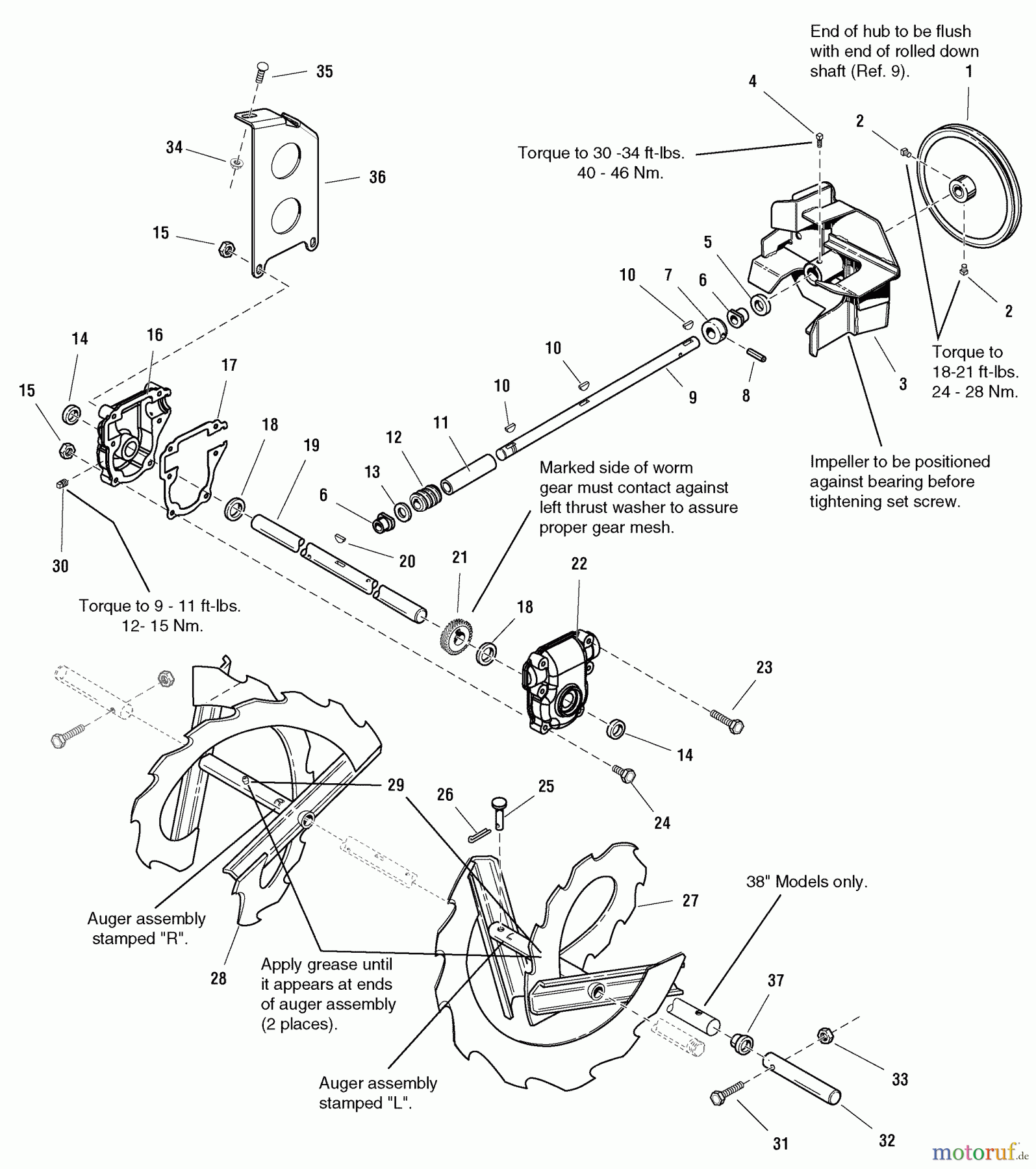 Snapper Schneefräsen 115327E (1694857) - Snapper 32