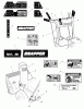 Snapper 105287E (1694855) - 28" Snowthrower, 10.5 HP, Two-Stage Large Frame, 2006, Series 7 Ersatzteile Decals Group