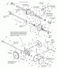 Snapper 105287E (1694855) - 28" Snowthrower, 10.5 HP, Two-Stage Large Frame, 2006, Series 7 Ersatzteile Traction Drive Group