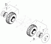 Snapper 105287E (1694855) - 28" Snowthrower, 10.5 HP, Two-Stage Large Frame, 2006, Series 7 Ersatzteile Wheel & Tires Group