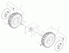 Snapper 115328E (1694996) - 32" Snowthrower, 11.5 HP, Two-Stage Large Frame, Series 8 Ersatzteile Wheel & Tire Group
