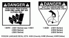 Snapper 3203 - 20" Snowthrower, 3 HP, Single Stage, Series 3 Ersatzteile Decals (Part 2)