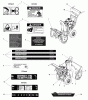 Snapper 924I (1695313) - 24" Snowthrower, 9.0 HP, Intermediate Frame, Series 2008 Ersatzteile Decals Group