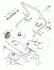 Snapper BH3200 - 20" Snowthrower, Single Stage, Series 0 Ersatzteile Control Panel, Lower Handle
