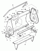Snapper I6223 - 22" Snowthrower, 6 HP, Two Stage, Intermediate Frame, Series 3 Ersatzteile Collector Housing (3 Piece Bolted)