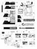 Snapper I8245E (85666) - 24" Snowthrower, 8 HP, Two Stage, Intermediate Frame, Series 5 Ersatzteile DECALS