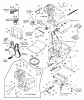 Snapper I8245E (85666) - 24" Snowthrower, 8 HP, Two Stage, Intermediate Frame, Series 5 Ersatzteile ENGINE, PULLEYS, IDLER (7-1/2, 8, 8-1/2 HP Briggs)