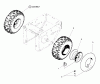 Snapper I8245E (85666) - 24" Snowthrower, 8 HP, Two Stage, Intermediate Frame, Series 5 Ersatzteile WHEELS