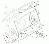Snapper NI6220 - 22" Snowthrower, 6 HP, Two Stage, Intermediate Frame, Series 0 Ersatzteile Collector Housing (1 Piece Weldment)