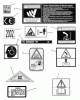 Snapper I7244 - 24" Snowthrower, 7 HP, Two Stage, Intermediate Frame, Series 4 Ersatzteile Decals (Part 1)