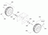 Snapper M924E (1695907) - 24" Snowthrower, 9 HP, Two Stage, Intermediate Frame Ersatzteile Wheel & Tire Group