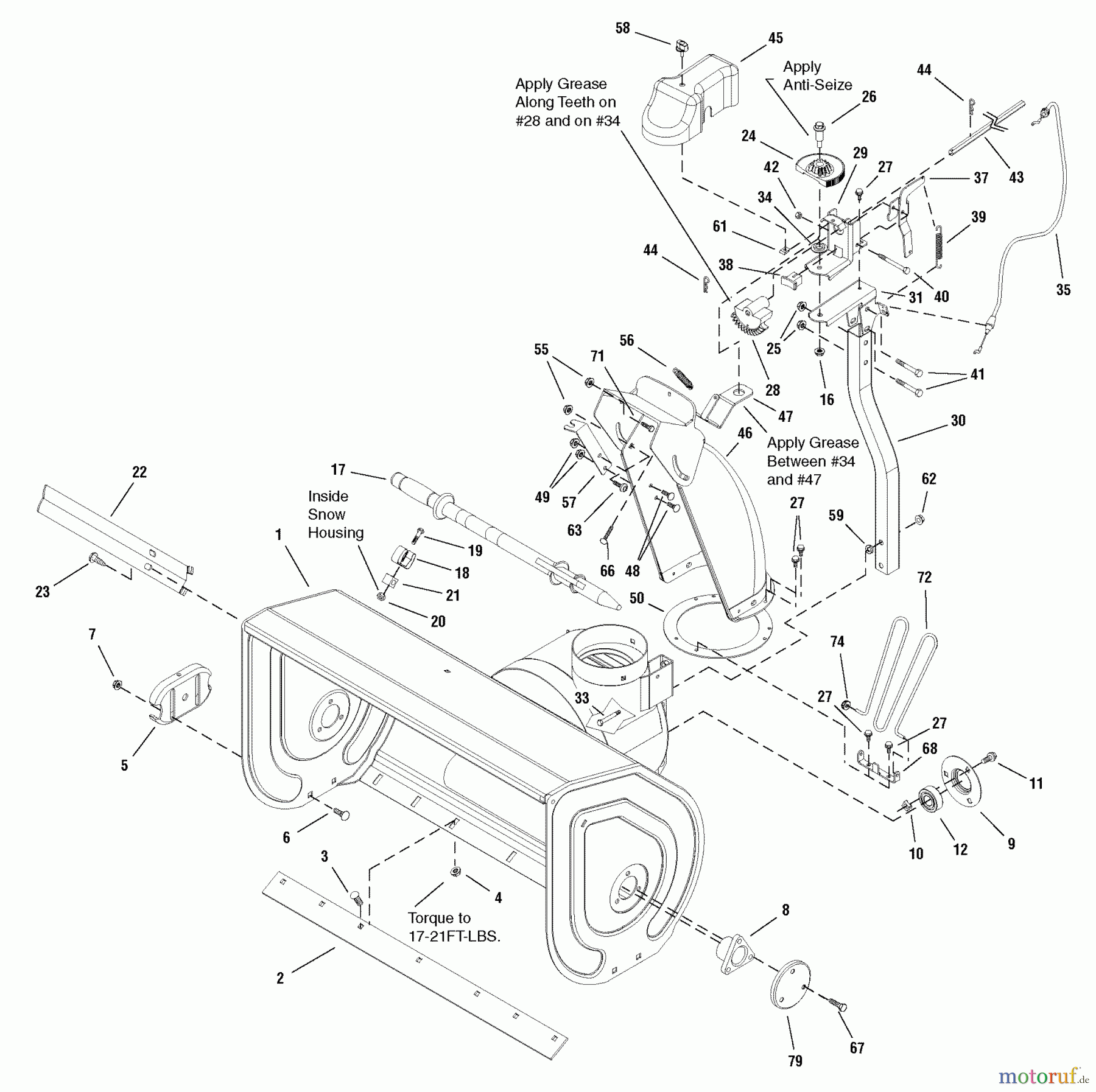 Snapper Schneefräsen L1632E (1695336) - Snapper 32