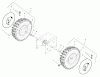 Snapper L1226E (1695571) - 26" Snowthrower, 11.5 HP, Two Stage, Large Frame, Series 2009 Ersatzteile Wheel & Tire Group