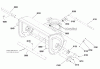 Snapper L1528E (1695848) - 28" Snowthrower, 14.5 HP, Two Stage, Large Frame Ersatzteile Auger Housing Group - 28" & 30"
