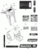 Snapper XL1738E (1695850) - 38" Snowthrower, 16.5 HP, Two Stage, Large Frame Ersatzteile Decals Group