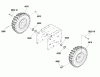 Snapper L824E (1696171-00) - 24" Snowthrower, 8 HP, Two Stage Intermediate Ersatzteile Wheel & Tire Group