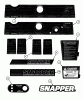 Snapper LE3191E (85662) - 19" Snowthrower, 3 HP, Single Stage, Series 1 Ersatzteile DECALS (94 MODEL YEAR & EARLIER)