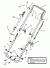 Snapper LE3191E (85662) - 19" Snowthrower, 3 HP, Single Stage, Series 1 Ersatzteile HANDLES, AUGER CONTROL