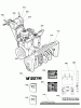 Snapper M1227EX (1695964) - 27" Snowthrower, 11.5 HP, Two Stage Intermediate Ersatzteile Decals Group