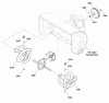 Snapper M1529E (1695909) - 29" Snowthrower, 14.5 HP, Two Stage, Intermediate Frame Ersatzteile Auger Drive Group