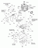 Snapper M924E (1696000) - 24" Snowthrower, 9 HP, Two Stage Intermediate Ersatzteile Engine & Frame Group