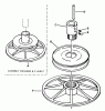 Snapper 30083S - 30" Rear-Engine Rider, 8 HP, Series 3 Ersatzteile Drive Disc Assembly