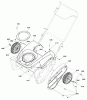 Snapper SN822EX (1695884) - 22" Snowthrower, 8 HP, Single Stage (2010) (Export) Ersatzteile Wheel & Body Covering Group